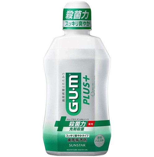 G・U・M プラス デンタルリンス 450mL(すっきり爽やか) 1個入り