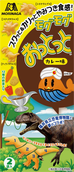 【セット売り】モグモグおっとっと＜カレー味＞ 50g（賞味期限2024年10月31日）3個入り