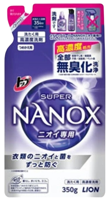 【セット売り】トップスーパーNANOX ニオイ専用 つめかえ用350g 2個入り