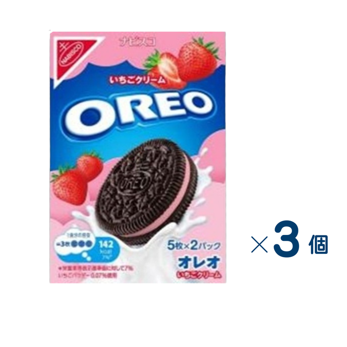 【セット売り】モンデリーズ　オレオいちごクリーム 賞味期限2026-10-31  3個入り