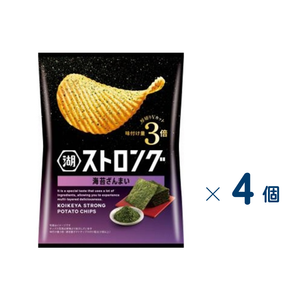 【セット売り】湖池屋　ストロング海苔ざんまい　賞味期限2026-10-31　4個入り
