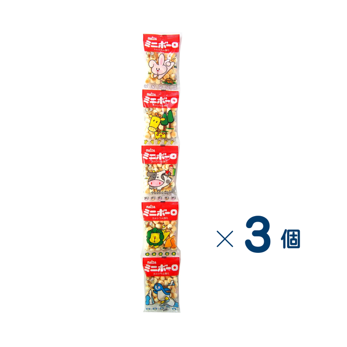 【セット売り】大阪前田製菓　５連ミニボーロ 　賞味期限2026-09-04　3個入り