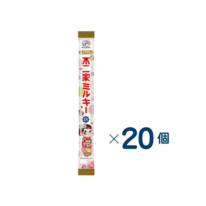 【ケース売り】不二家　千歳飴白　賞味期限2027-06-30　20個