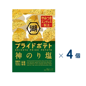 【セット売り】湖池屋　プライドポテト神のり塩　賞味期限2026-09-30　4個入り
