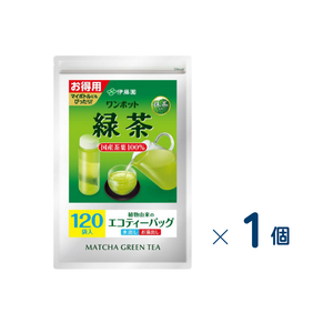 伊藤園　ワンポット緑茶ティーバッグ120袋　賞味期限2027-03-31　1個