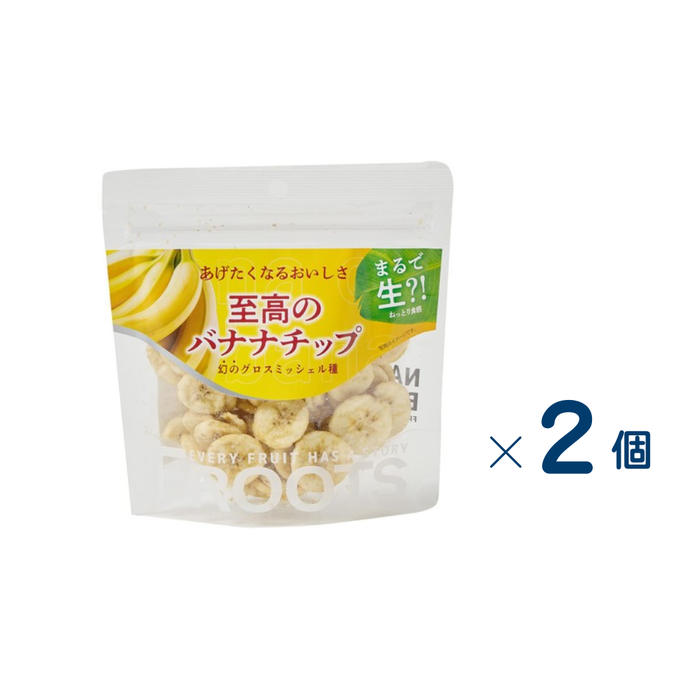【セット売り】日興フーズ　至高のバナナチップ　賞味期限2027-02-02　2個入り