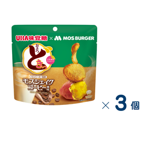 【セット売り】ユーハ味覚糖　おさつどきっ（モスシェイクコーヒー風味）スタンドパック　賞味期限2027-02-28　3個入り