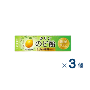 【セット売り】ロッテ カリンのど飴　賞味期限2026-09-30　3個