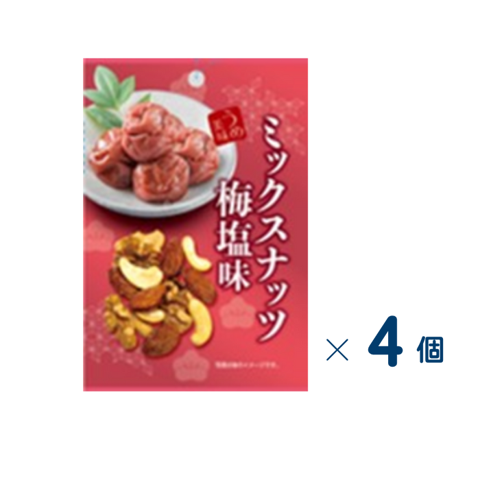 【セット売り】Ｋ・Ｓカンパニィー ＮＴＳミックスナッツ梅塩味　賞味期限2026-07-20　4個入り