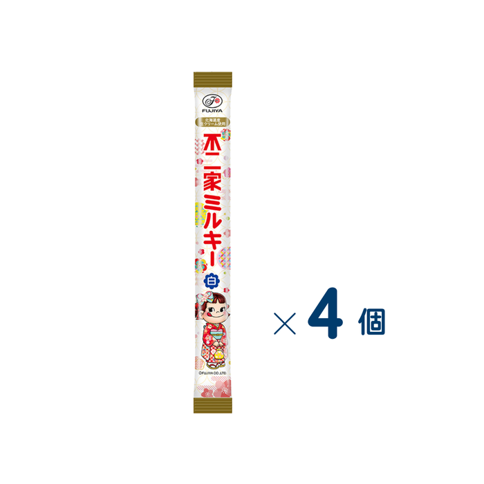 【セット売り】不二家　千歳飴白　賞味期限2027-06-30　4個