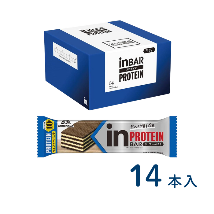 森永製菓 inバー プロテイン バニラ (14本入)（賞味期限2026/6/30）