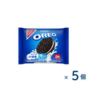 【セット売り】モンデリーズ オレオ バニラクリーム 2枚（賞味期限2026/06/30）5個入り