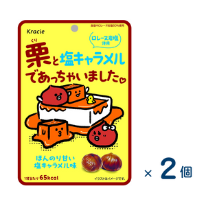 【セット売り】クラシエ フィールミント 栗と塩キャラメルであっちゃいました（賞味期限2026/09/30）2個入り