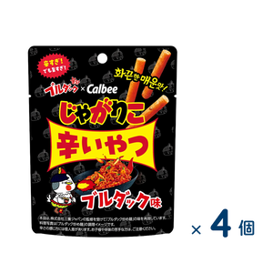 【セット売り】カルビー じゃがりこ辛いやつブルダック味３８ｇ（賞味期限2026/05/19）4個入り