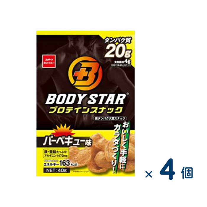 【セット売り】おやつカンパニー おやつＣＢＯＤＹＳＴＡＲＰスナックＢＢＱ４０ｇ（賞味期限2026/11/30）4個入り