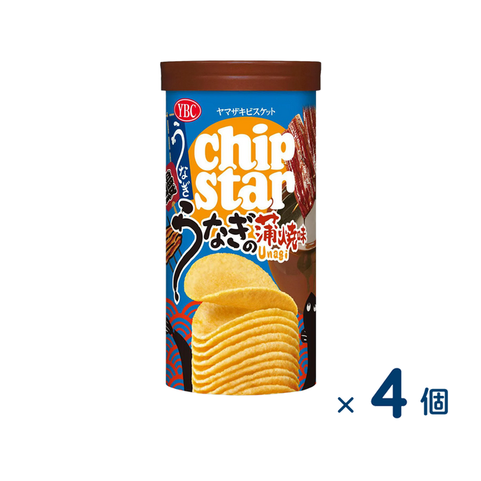 【セット売り】YBC チップスターS うなぎの蒲焼味（賞味期限2026/07/31）4個入り