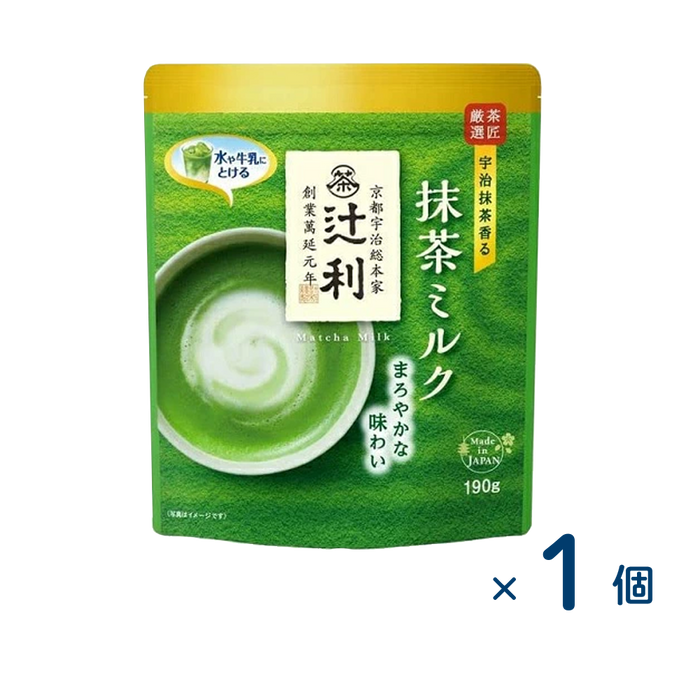 片岡 辻利抹茶ミルク１９０ｇ（賞味期限2026/3/1）