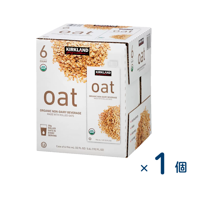 【コストコ】カークランド オーガニックオーツ飲料 946ml × 6本（賞味期限2025/12/15）