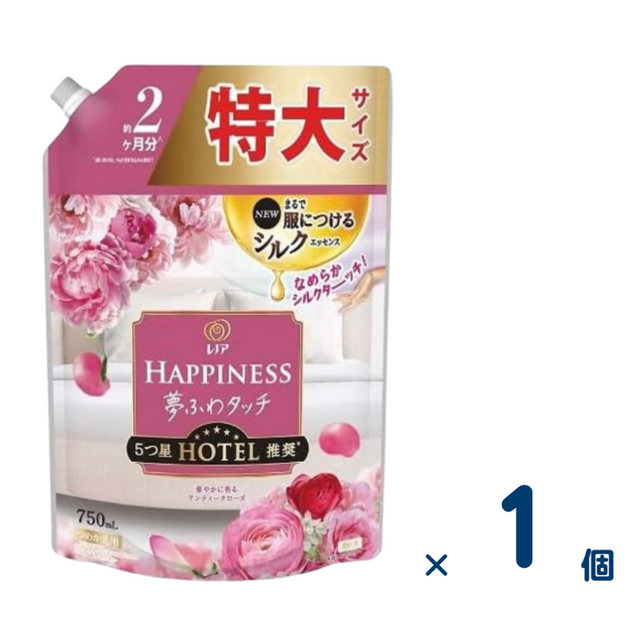 レノアハピネス 夢ふわタッチ 詰替特大750mL(アンティークローズ) 1個入り