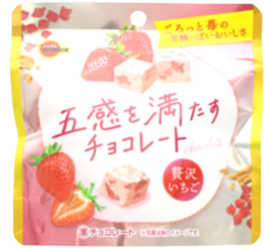 【セット売り】五感を満たすチョコ いちご（賞味期限2025/4/30） 2個入り