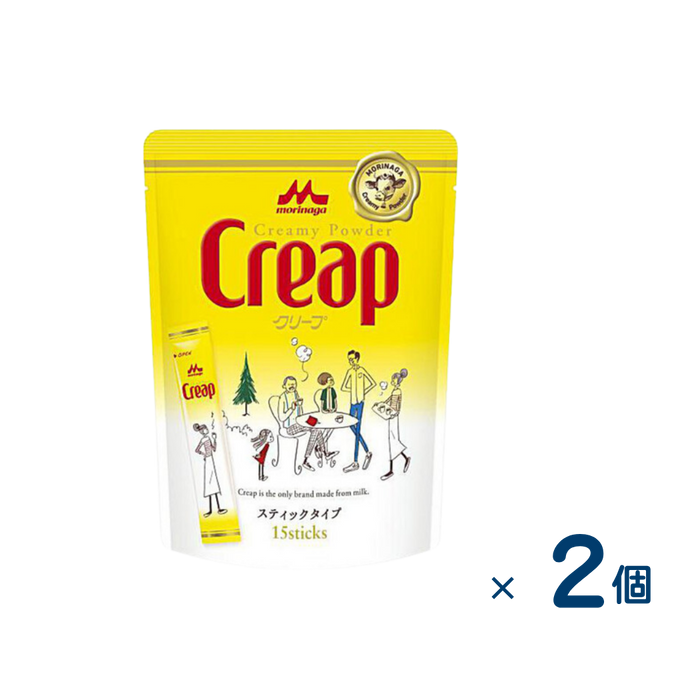 【セット売り】森乳 クリープスティック15本入り（賞味期限2025/12/26）2個入り