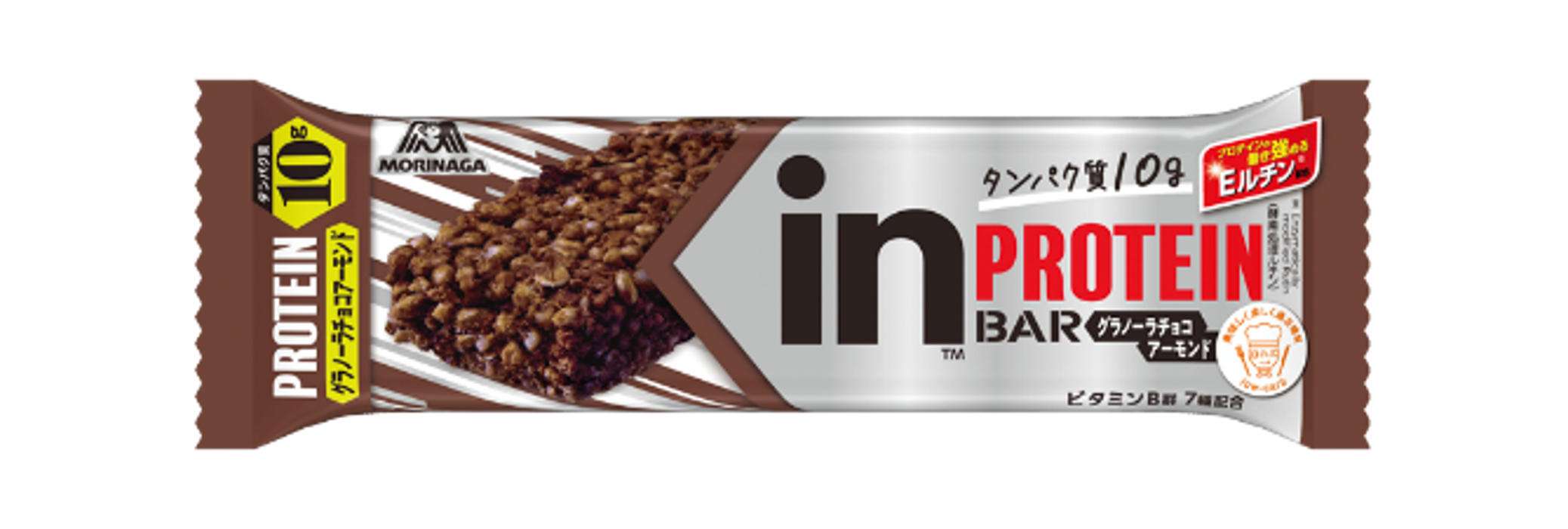 inバープロテイングラノーラチョコアーモンド14本 （賞味期限2024年9月30日）1箱入り