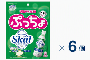 【まとめ売り】ユーハ味覚糖　ぷっちょ袋Ｓｋａｌ　賞味期限2027-02-28　6個入り