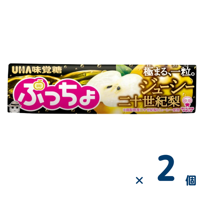 【セット売り】ぷっちょST 二十世紀梨（賞味期限2025/5/31~6/30） 2個入り