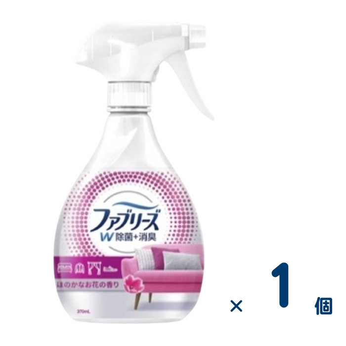 ファブリーズ W除菌＋消臭 ほのかなお花の香り 本体370mL 1個入り