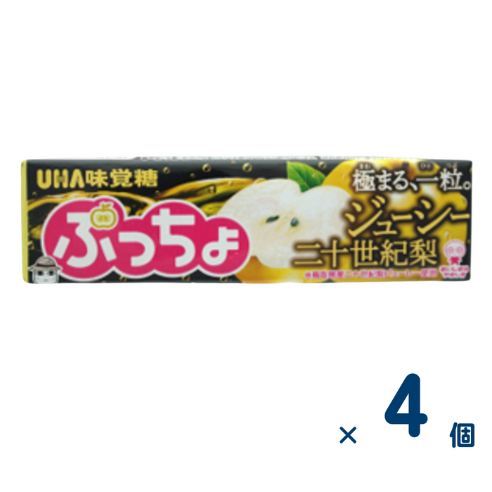 【セット売り】ぷっちょST 二十世紀梨（賞味期限2025/5/31） 4個入り